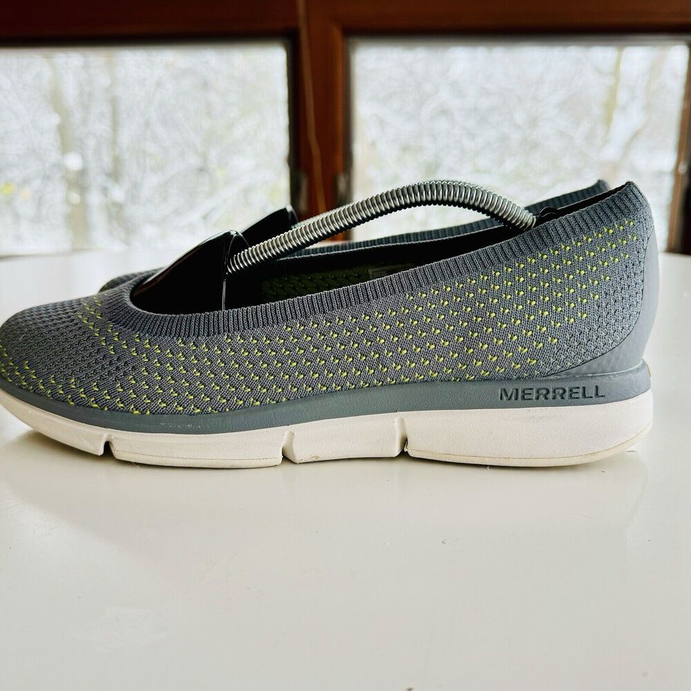 Merrell Zoe Sojourn E-Mesh‎ Q2 Slip On Ballet Shoes Women’s Size 9.5 Grey Travel